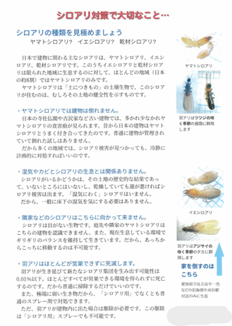 17_　防蟻処理(ぼうぎしょり)ってなぁに